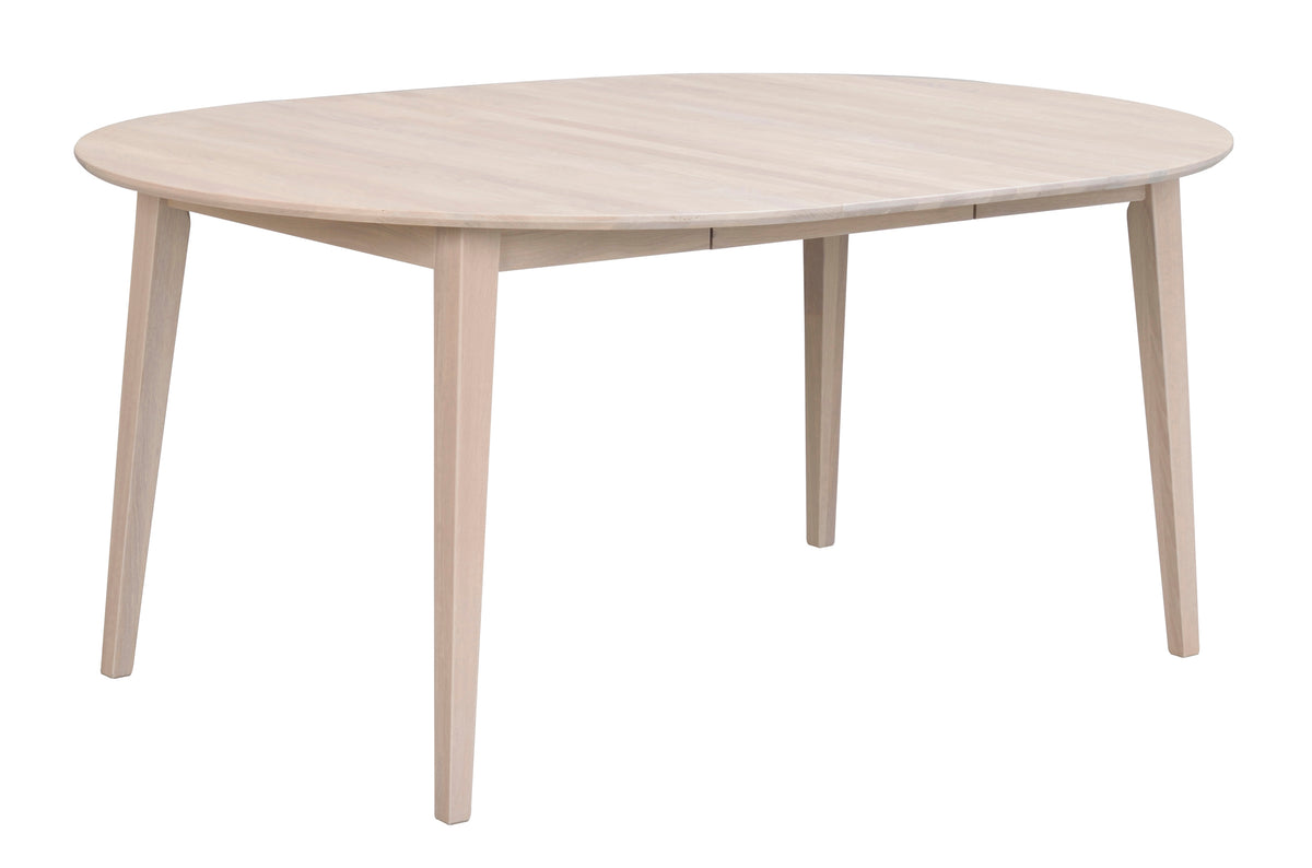 FILIPPA Round Extending Table 120CM/165CM/210CM – Standard Extending Table 120CM/165CM / Whitewashed oak – 9