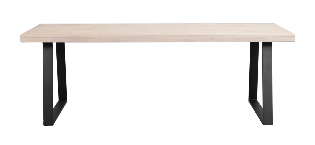 BROOKLYN U Legs Whitewashed Oak Dining Table 220/320CM – Dining table – 1