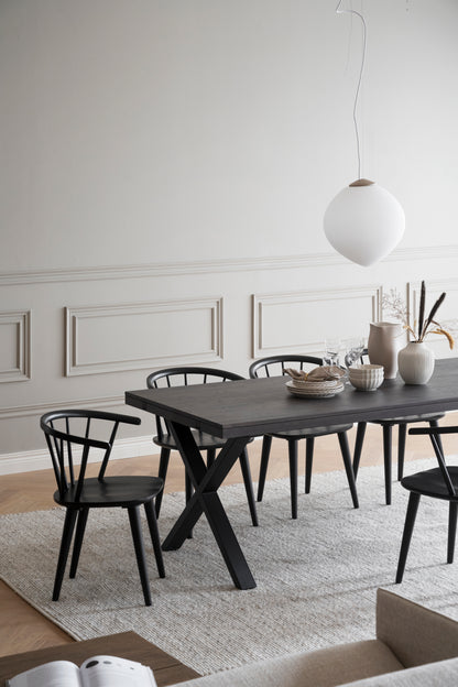 BROOKLYN X Legs Smoked OAK Dining Table 220/320CM – Dining table – 2