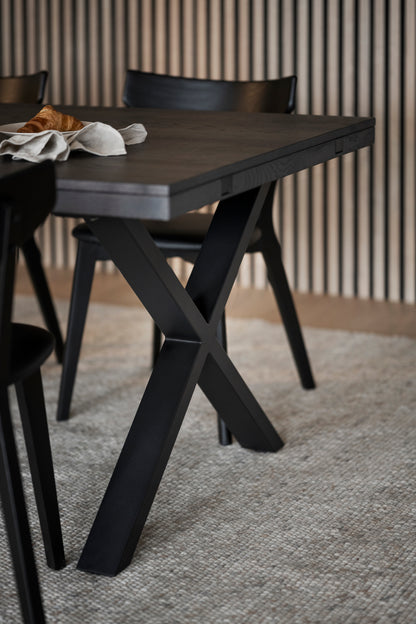 BROOKLYN X Legs Smoked OAK Dining Table 220/320CM – Dining table – 4