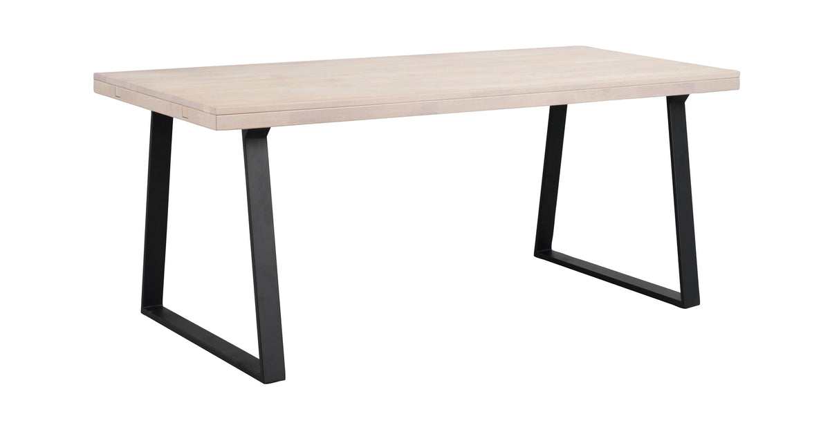 Oak Dining Table with U Legs 170/270 CM – Whitewash oak / Standard table – 170 cm – 7