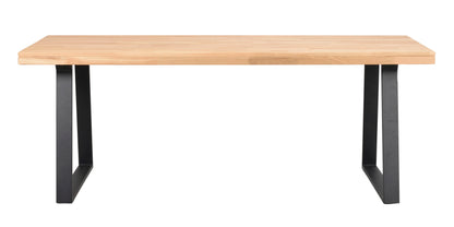 Oak Dining Table with U Legs 170/270 CM – Oak / Standard table – 170 cm – 1