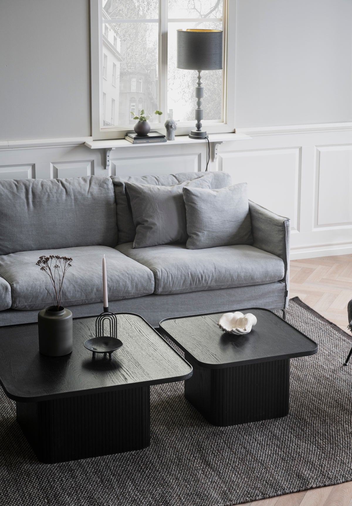 SULLIVAN Coffee Table 60CM & 80CM – Medium – 80 x 80 cm / Whitewashed Oak – 10