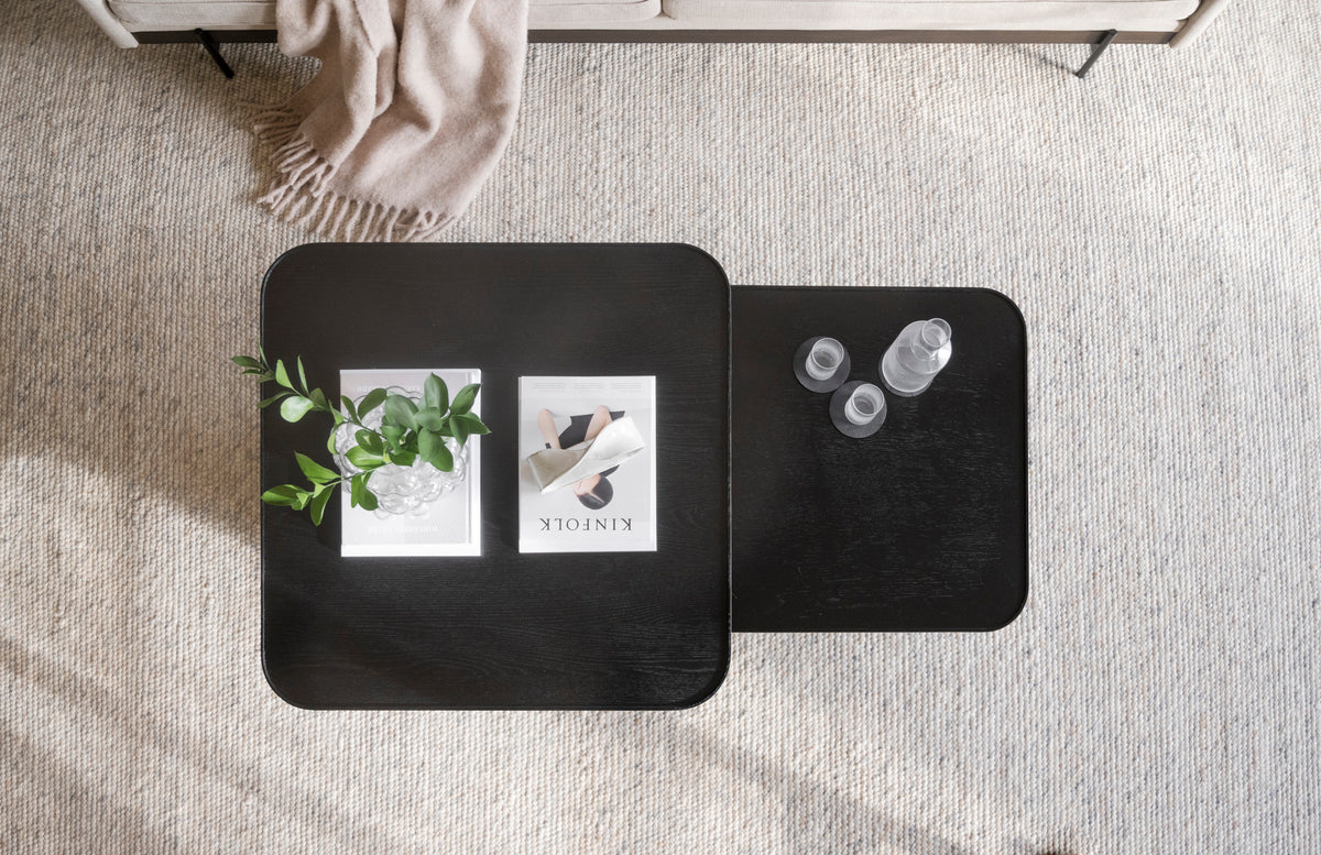 SULLIVAN Coffee Table 60CM & 80CM – Medium – 80 x 80 cm / Whitewashed Oak – 5