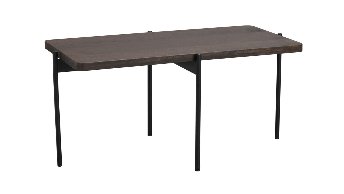 SHELTON Coffee Table 95CM & 145CM – Small – 95 x 50 cm / brown ash/black metal – 4