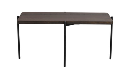 SHELTON Coffee Table 95CM & 145CM – Small – 95 x 50 cm / brown ash/black metal – 1
