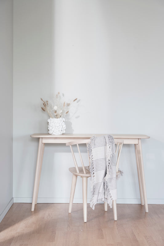 Yumi Console Table / Desk – Whitewash Oak – Default Title – 2