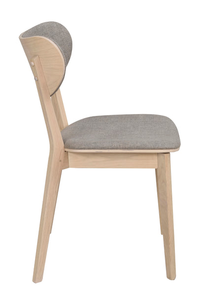 KATO Set of 2 Whitewashed Chairs – whitewash oak/light grey fabric – 8
