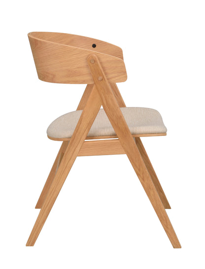 WATERTON Set of Armchairs – Oak / Set of 2 chairs – 8