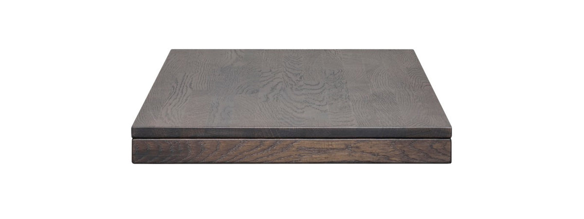 BROOKLYN Extension Plate 50CM – lacquered dark brown oak – 5