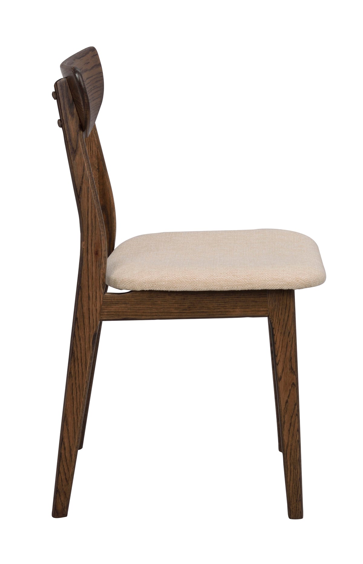 RODHAM Set of 2 Chairs – brown oak/beige – 9