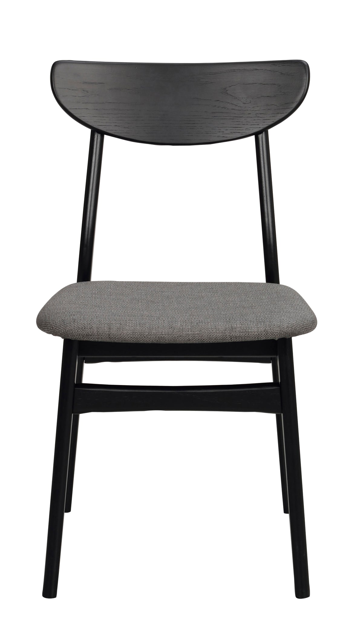 RODHAM Set of 2 Chairs – black oak/dark grey – 1