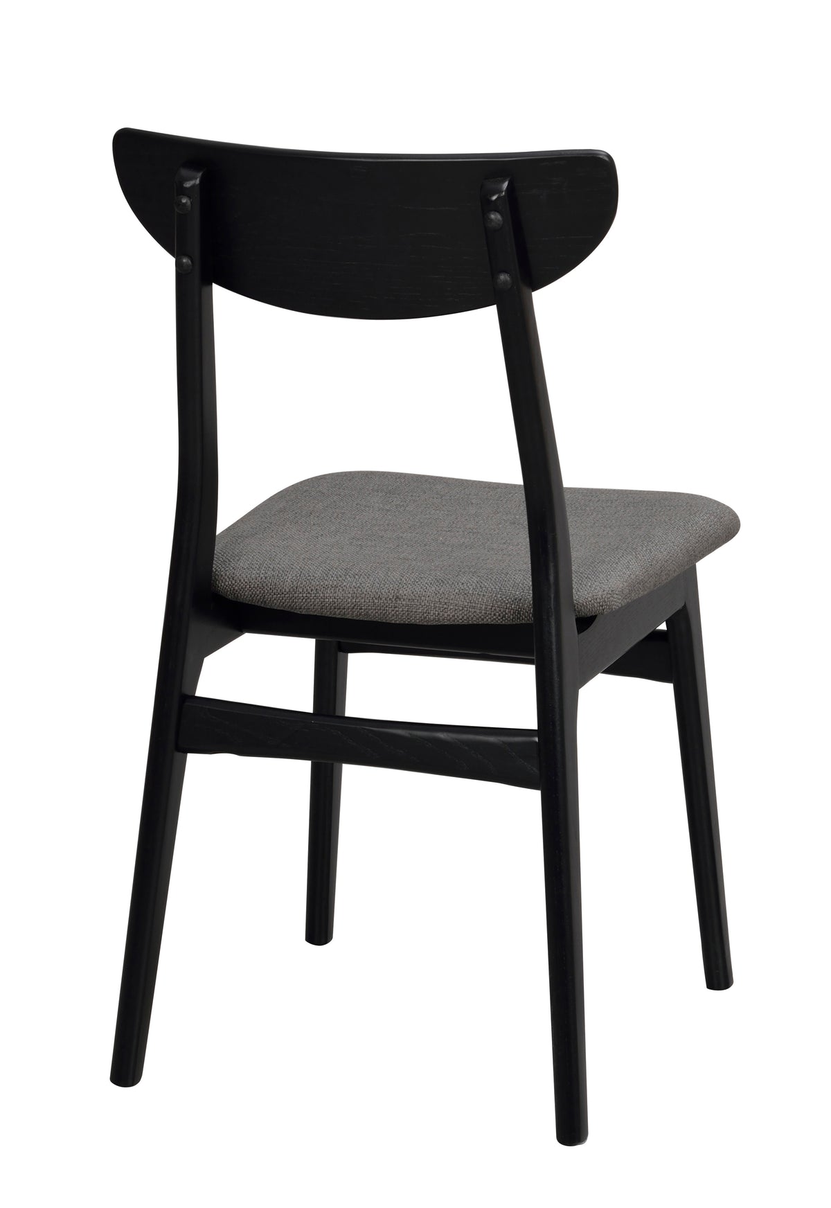 RODHAM Set of 2 Chairs – black oak/dark grey – 6