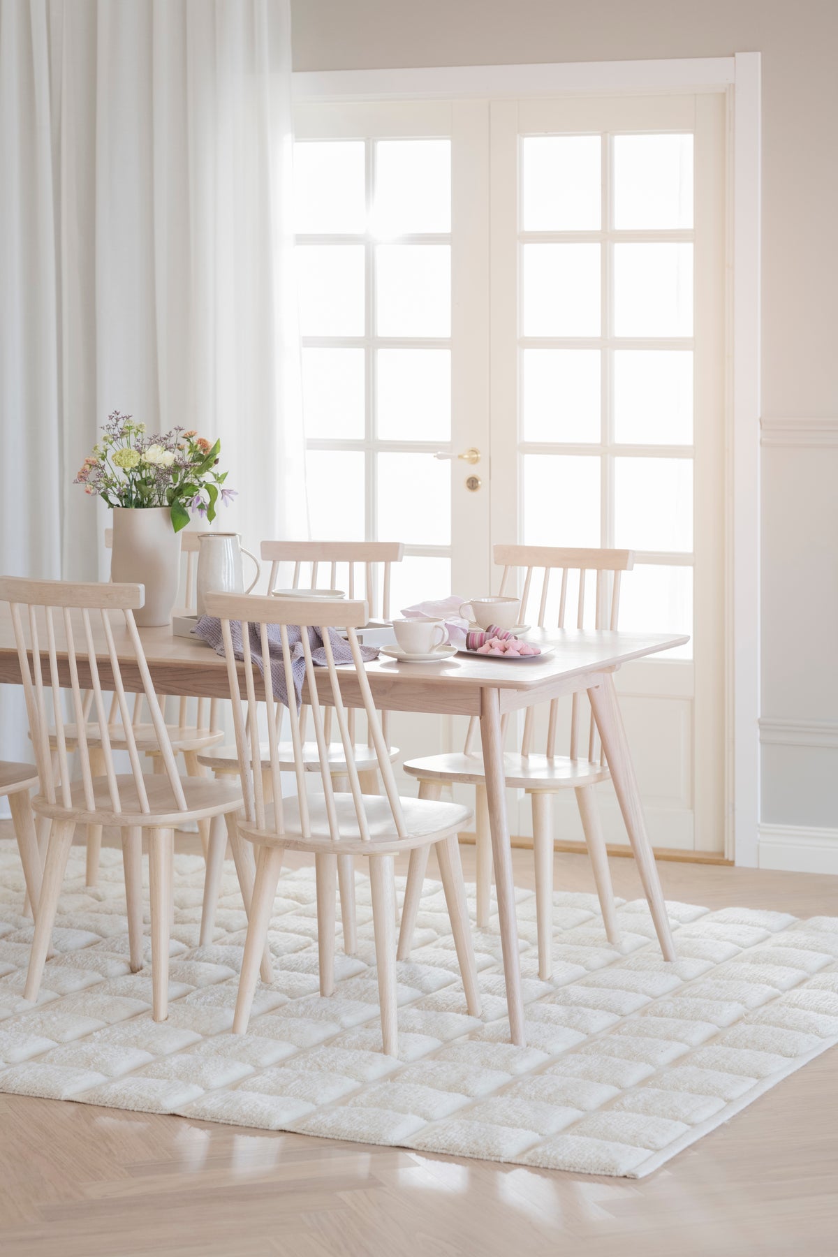 YUMI Extending Table 190/280CM – Standard table – 190 cm / Whitewashed oak – 5