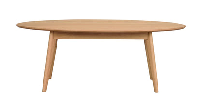 YUMI Oval Coffee Table 130CM – Oak – 1