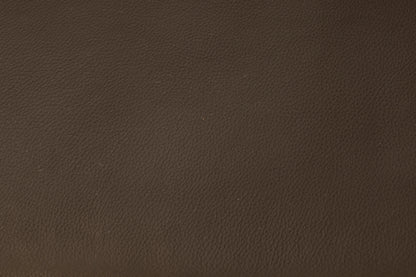 LOWELL Set of 2 Leather Swivel Chairs – Brown Leather – 7