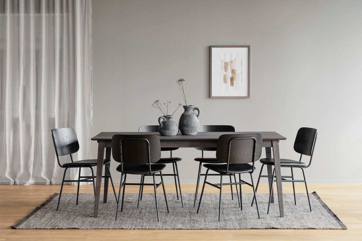 FILIPPA Dark Oak Dining Table 180CM/230CM/280CM – 180CM Standard table – 5