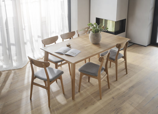 RODHAM Set of 2 Chairs Stock – oak/light grey – 6