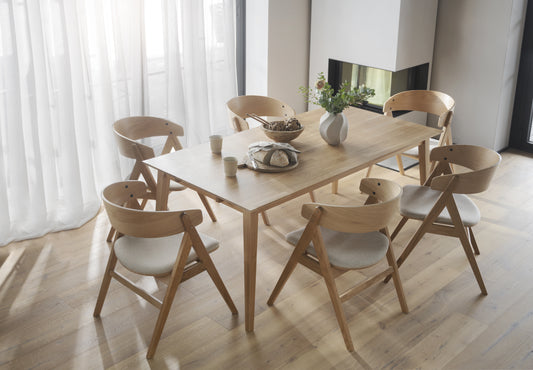 FILIPPA Oak Dining Table 180CM/230CM/280CM – Oak / 180CM Standard table – 2