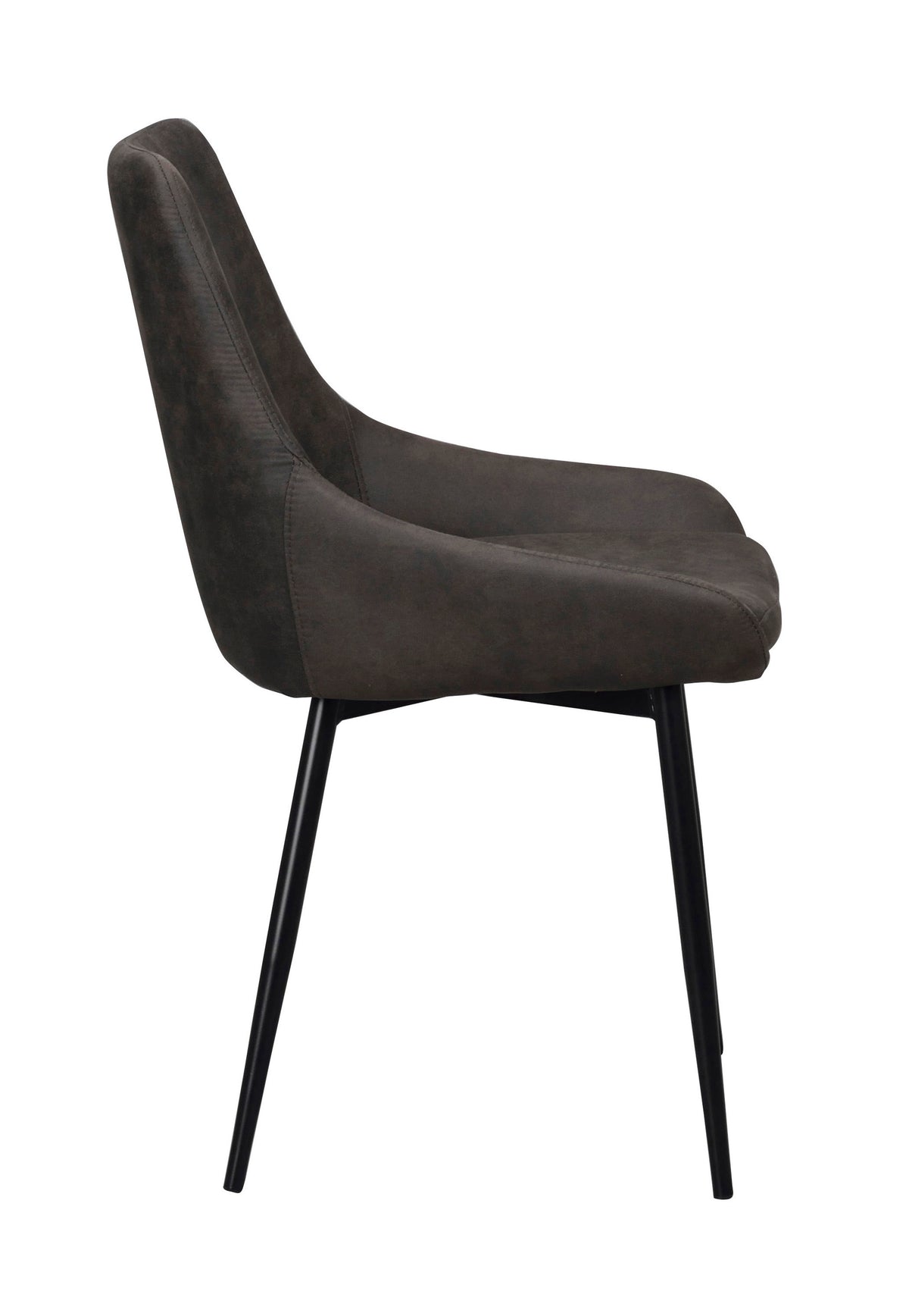 SIERRA Set of 2 Chairs – Dark grey/black – 4