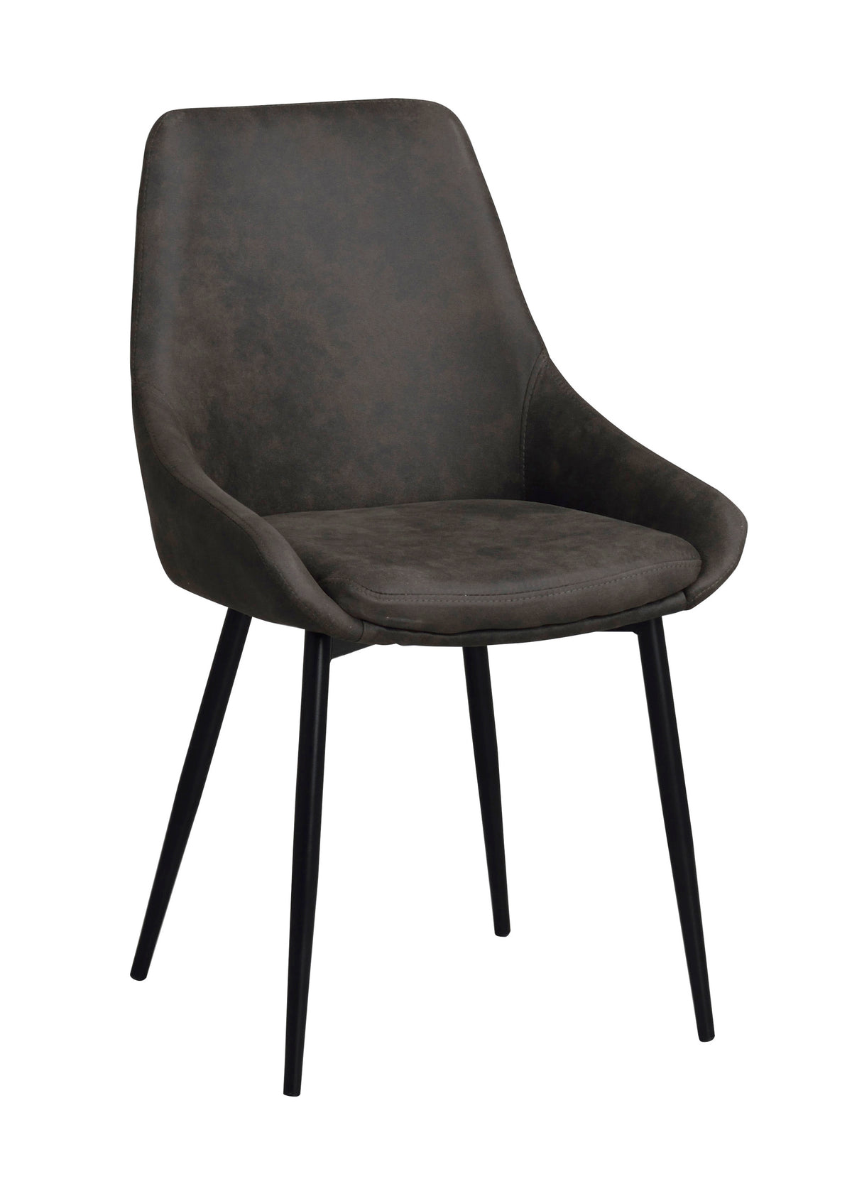SIERRA Set of 2 Chairs – Dark grey/black – 3