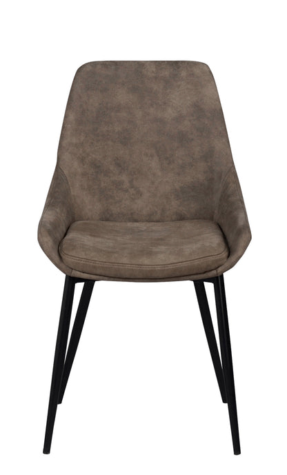 SIERRA Set of 2 Chairs – Beige/black – 1