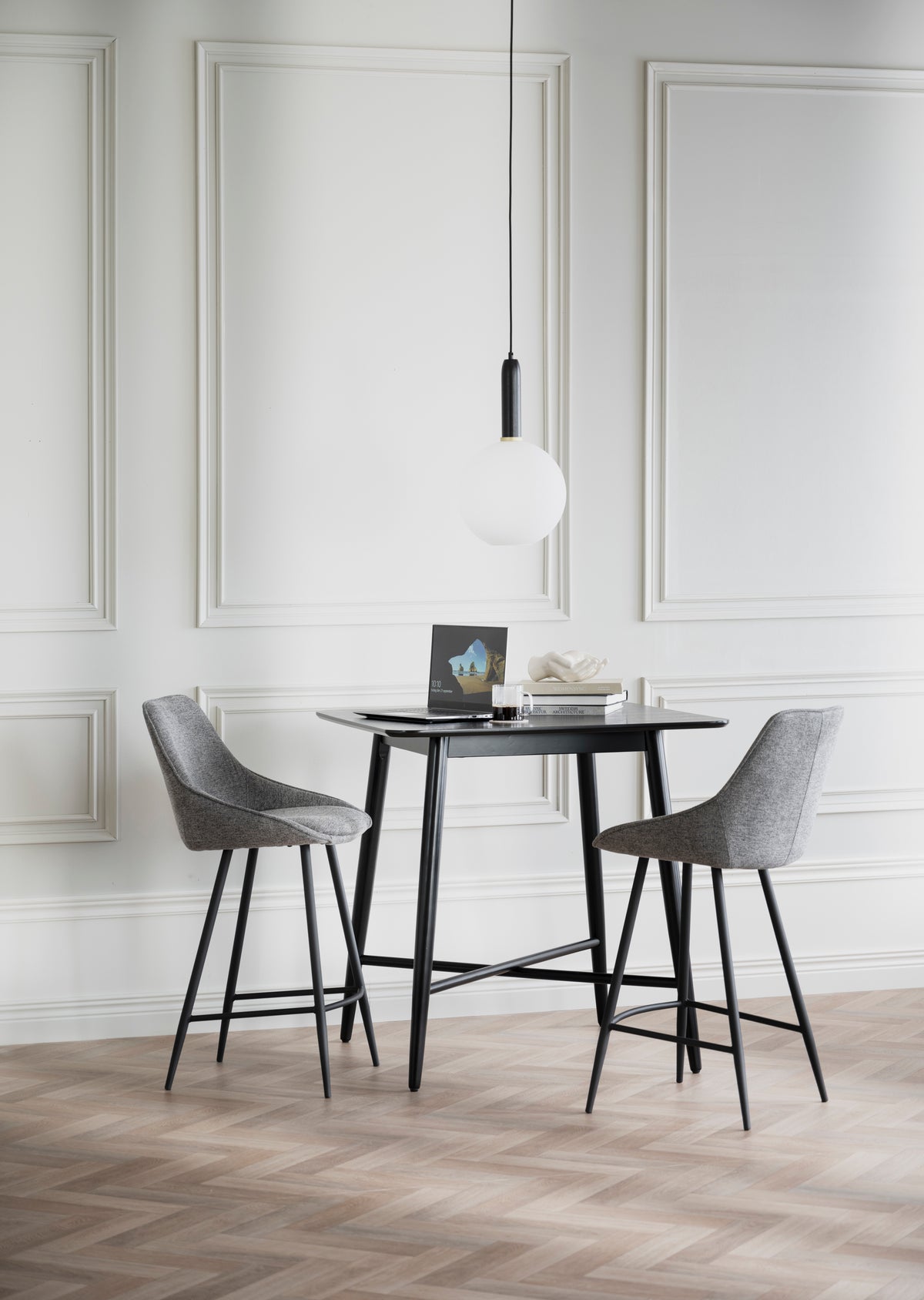 Sierra Bar Chair (2-Pack) – Grey – 3