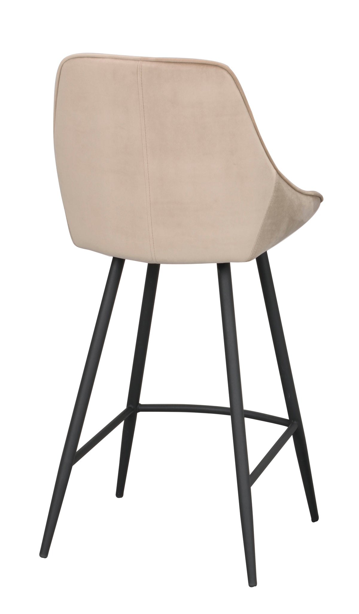 Sierra Bar Chair (2-Pack) – Beige Velvet – 8