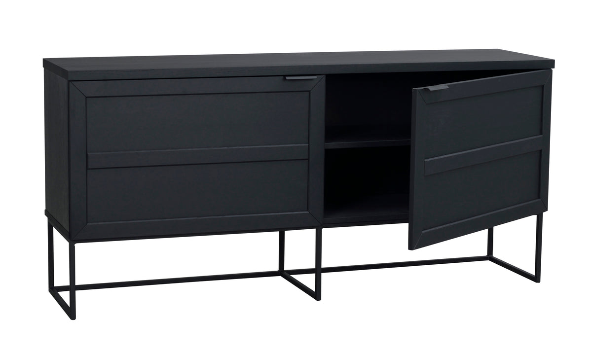 EVERETT Oak Sideboard 160CM – Black Stained Oak – 4