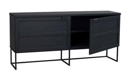 EVERETT Oak Sideboard 160CM – Black Stained Oak – 4