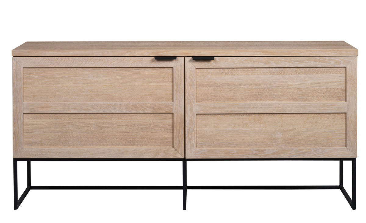 EVERETT Oak Sideboard 160CM – Whitewashed Oak – 1