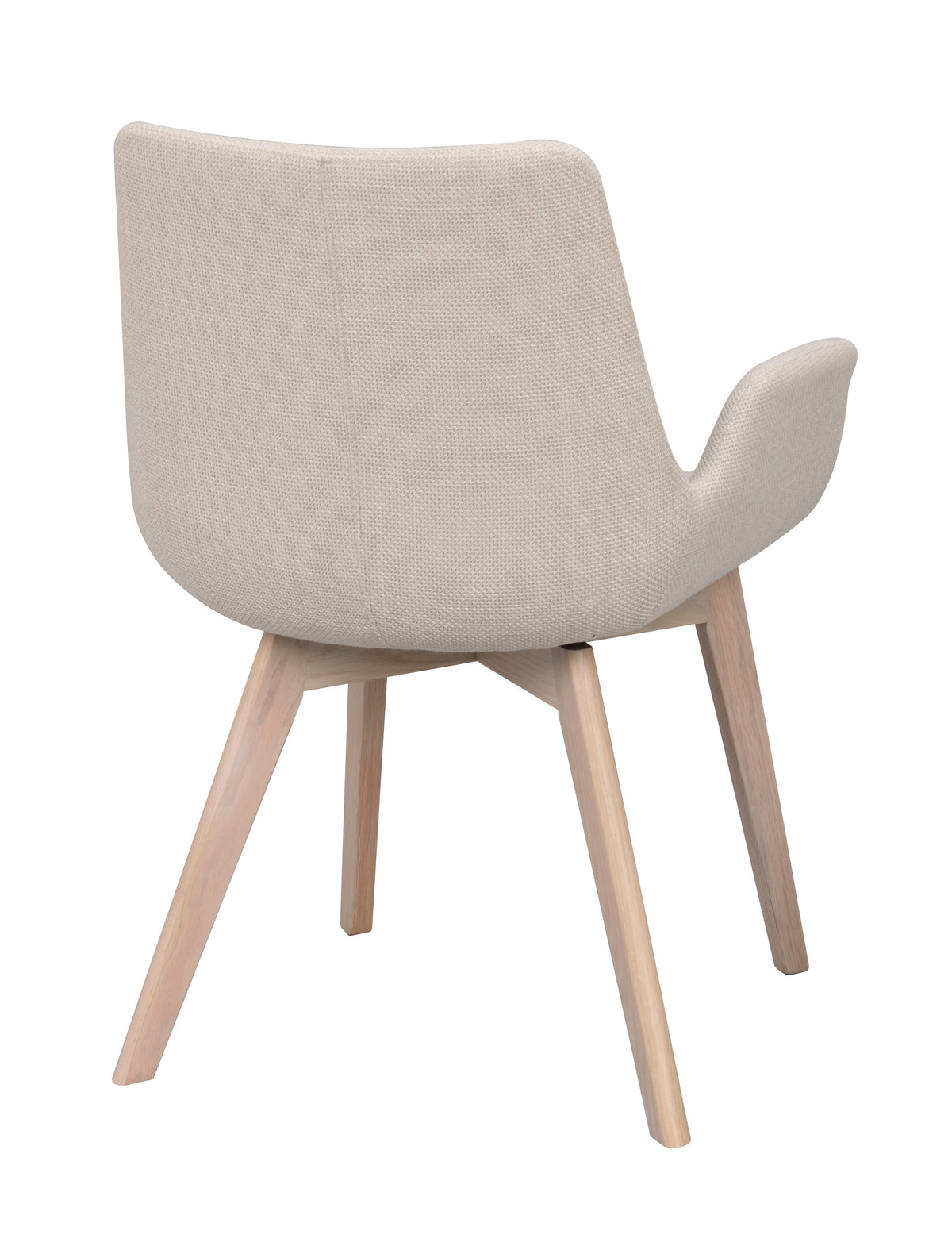DRIMSDALE Beige Set of 2 Armchairs – Whitewashed oak – 6