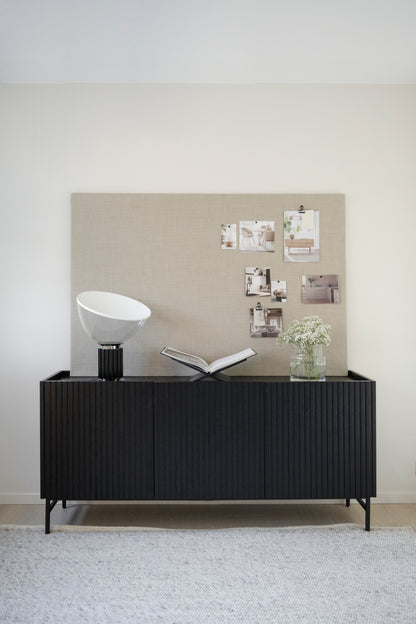 HALIFAX Sideboard 160 CM – Black/Black Legs – 2