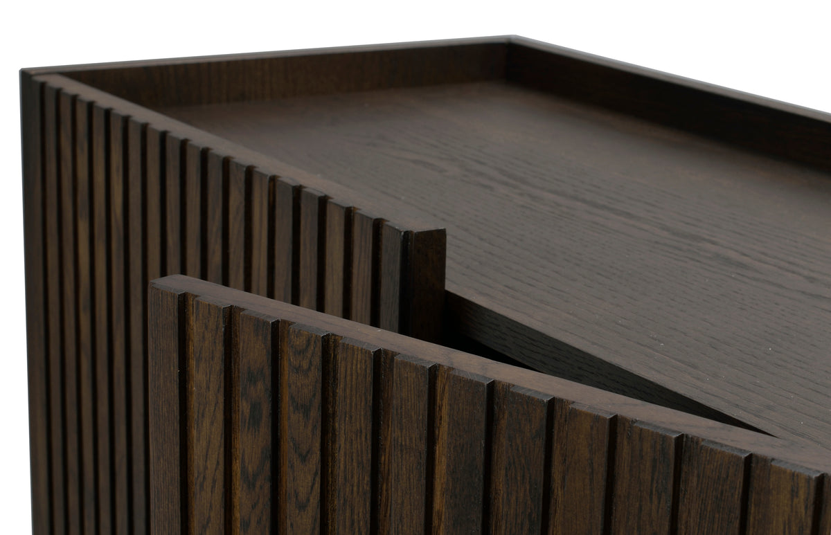 HALIFAX Sideboard 160 CM – Brown/Black Legs – 9