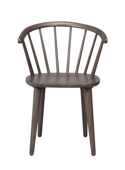 CARMEN Set of 2 Chairs – 2 Brown Chairs – 6