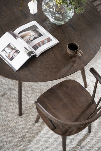 CARMEN Set of 2 Chairs – 2 Brown Chairs – 3