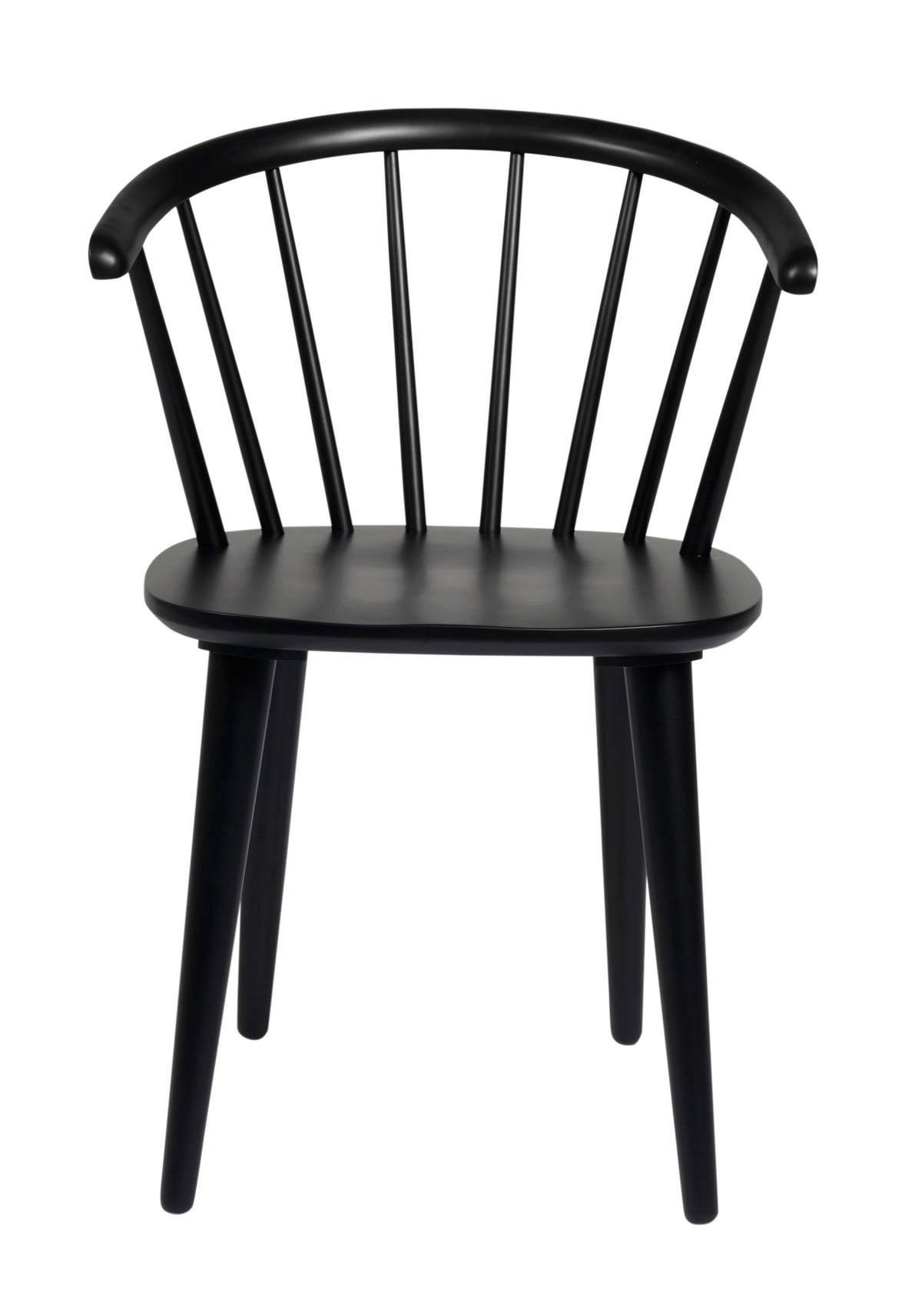 CARMEN Set of 2 Chairs – 2 Black Chairs – 5
