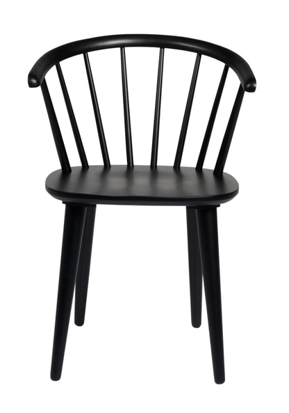 CARMEN Set of 2 Chairs – 2 Black Chairs – 5