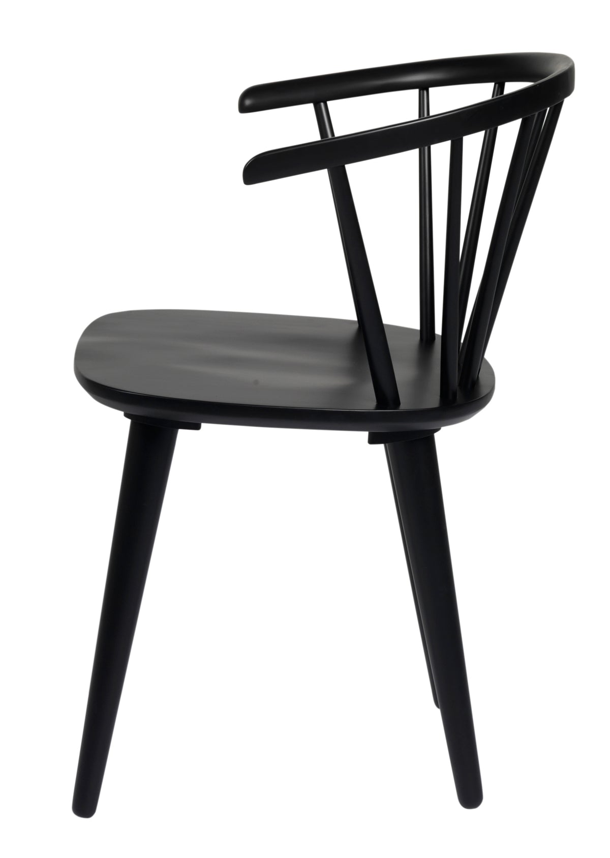 CARMEN Set of 2 Chairs – 2 Black Chairs – 6