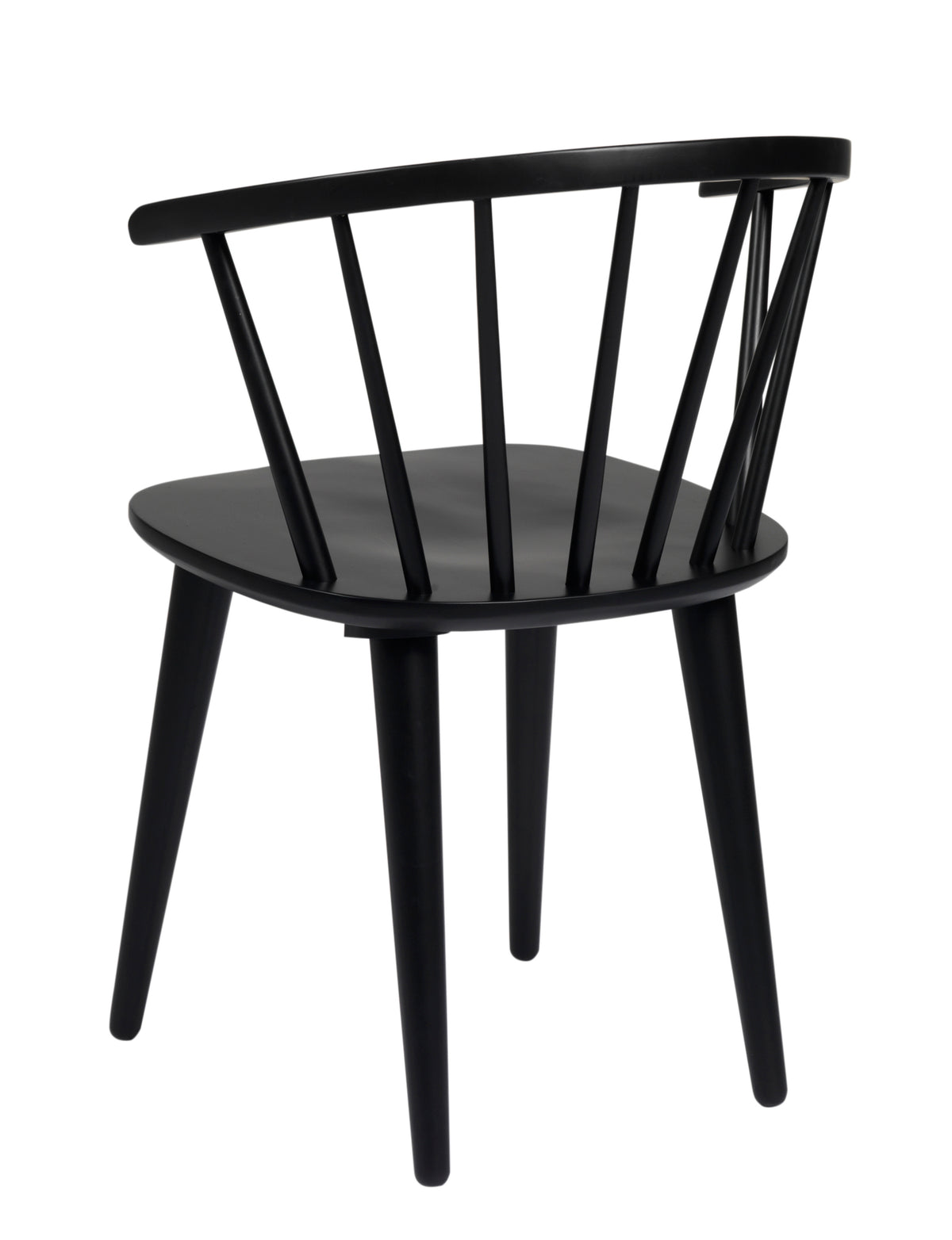 CARMEN Set of 2 Chairs – 2 Black Chairs – 7