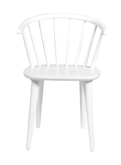 CARMEN Set of 2 Chairs – 2 White Chairs – 8