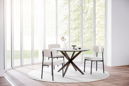 CALVERTON Round Brown Table Ø120 CM – Default Title – 6