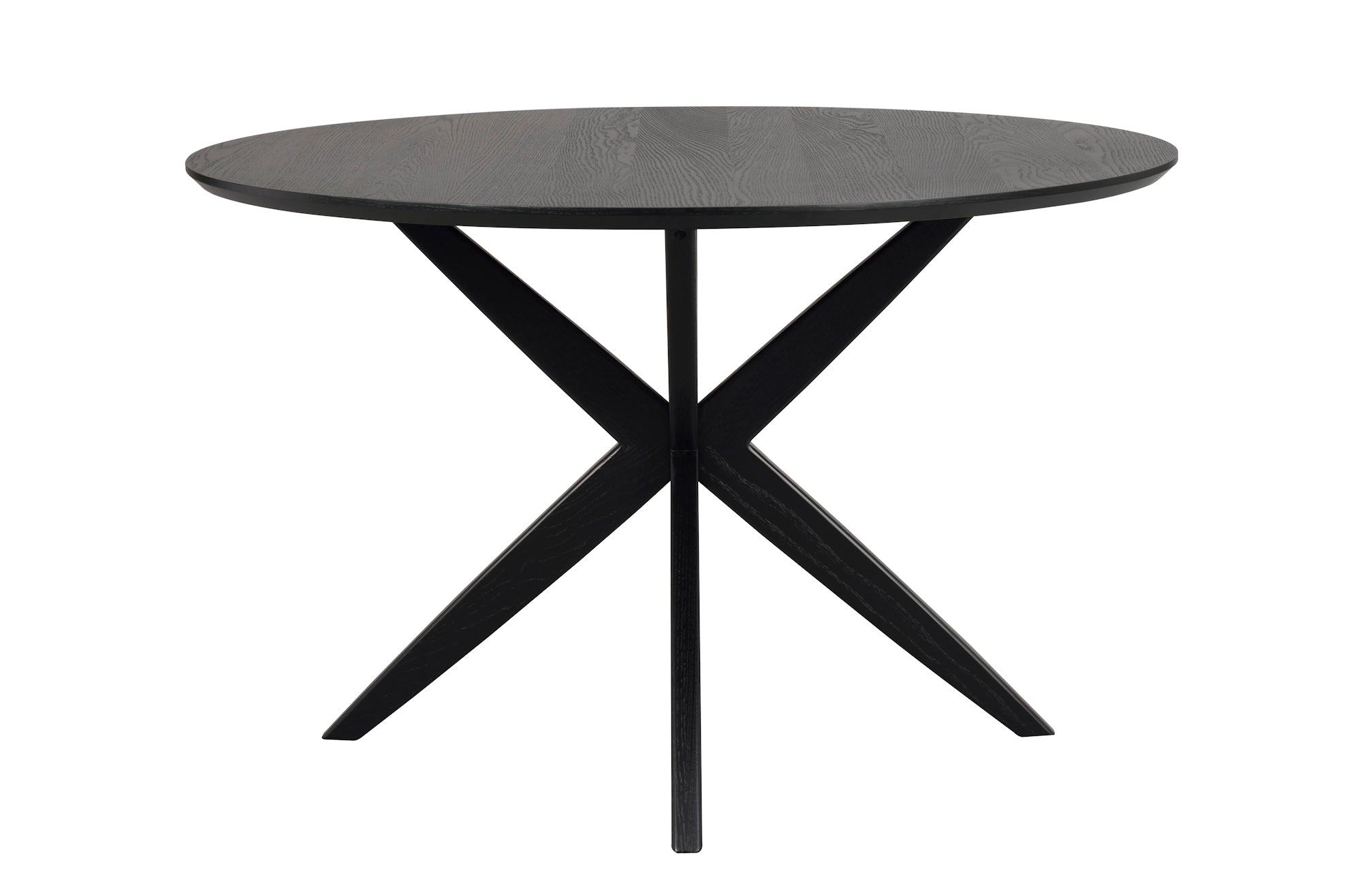 CALVERTON Round Black Table Ø120 CM