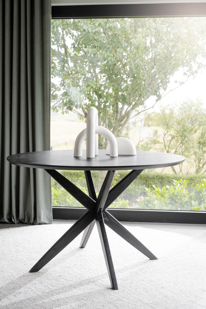 Rowico CALVERTON Round Black Table Ø120 CM