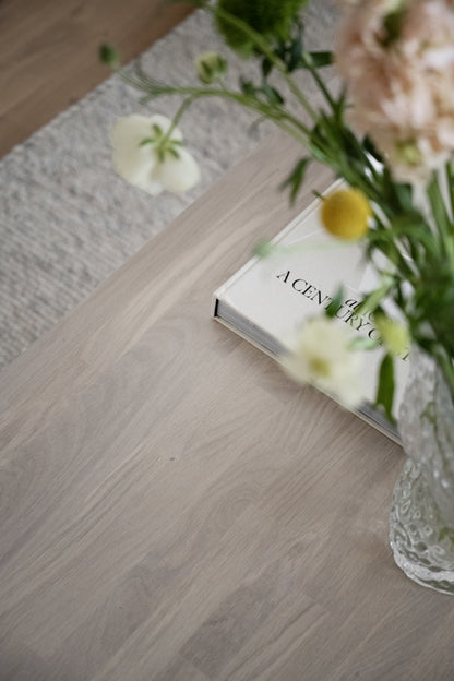 BROOKLYN Coffee Table 130CM – Whitewashed solid whitewashed – 4