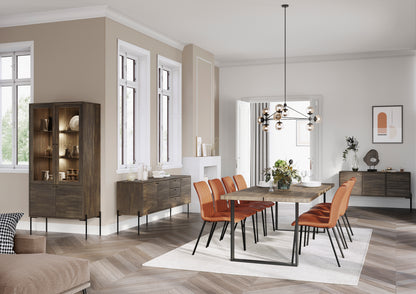 CASØ ELEGANCE Plank Table with U-Legs 200CM