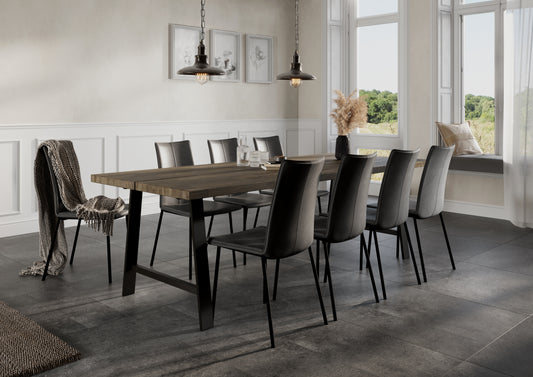 CASØ ELEGANCE Plank Table with A-Legs 240CM