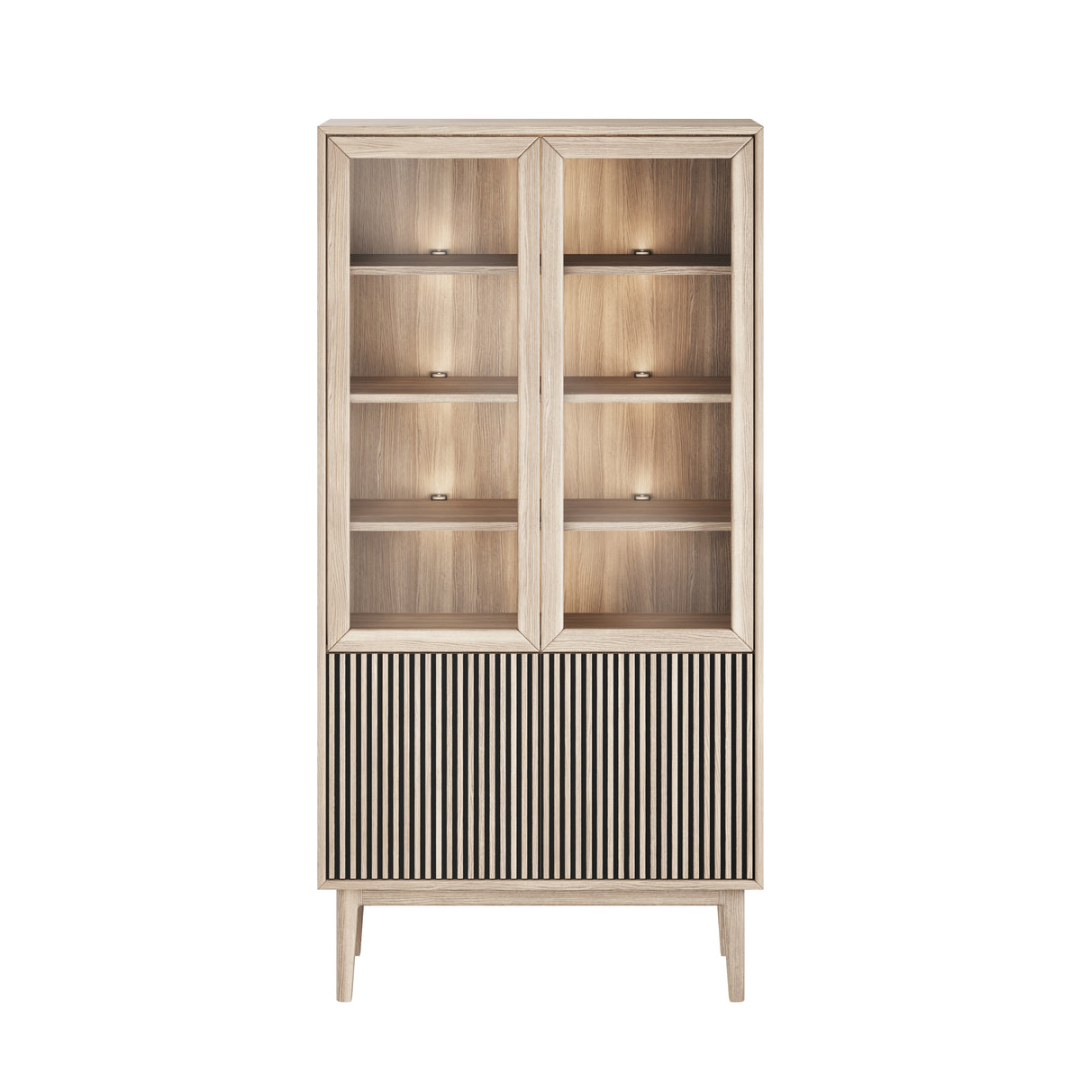 CASØ BROHOLM Display Cabinet with Slat Doors 100CM