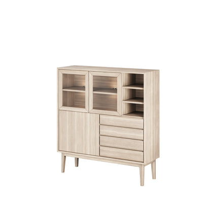 CASØ BROHOLM Highboard with Wooden Doors 124CM