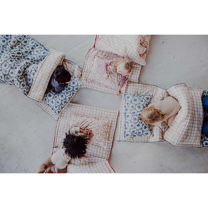 Blush Daisies Sleeping Bag with Pillow by Malomi Kids